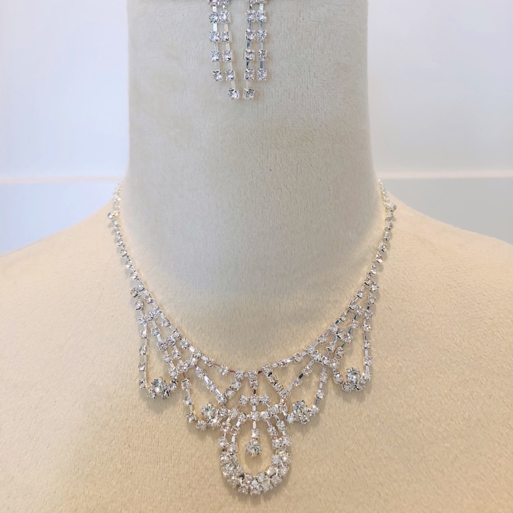 Czech Crystal Bridal Jewelry Set